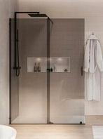 Schuifdeur douchewand tot max 150cm met chique getint glas, Ophalen, Nieuw