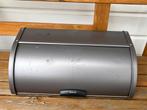 Brabantia broodtrommel met schuifdeksel - groot formaat, Ophalen of Verzenden, Gebruikt
