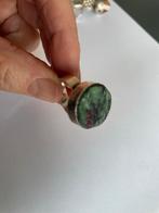 Zilveren ring met Robijn Zoisiet, 18 tot 19, Gebruikt, Ophalen of Verzenden, Met edelsteen