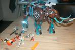 Te koop: Lego Chima Maula's IJsmammoet Stamper 70145 + boek, Ophalen of Verzenden, Gebruikt, Lego