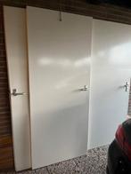 Deuren Witte opdekdeur, Doe-het-zelf en Verbouw, Ophalen, Gebruikt, 80 tot 100 cm, Binnendeur