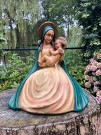 Prachtig zeldzaam Belgisch Mariabeeld ❤️ Maria met kindje, Ophalen of Verzenden