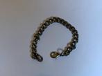 Armband (zilverkleurig), Ophalen of Verzenden, Zo goed als nieuw, Zilver, Staal