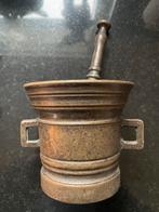 Bronzen vijzel, Antiek en Kunst, Ophalen of Verzenden, Brons