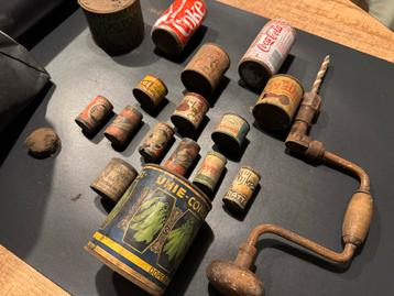 Oude Blikken & Verpakkingen - Vintage Collectie beschikbaar voor biedingen
