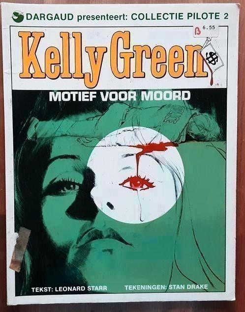 Pilote 2 Kelly Green, Motief voor moord - Starr, Drake 1982, Boeken, Stripboeken, Zo goed als nieuw, Eén stripboek, Ophalen of Verzenden