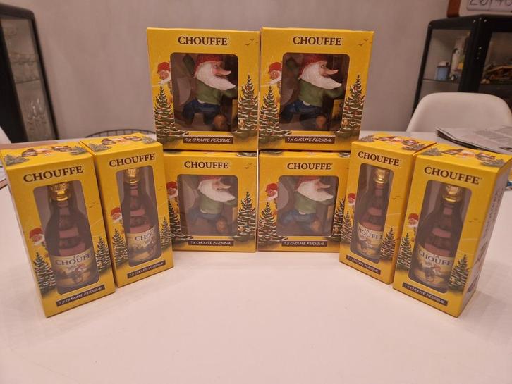 7x La chouffe kerstbal kersthangers nieuw kerstballen, Verzamelen, Biermerken, Zo goed als nieuw, Flesje(s), Overige merken, Ophalen of Verzenden