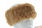 Hoofdband beige bruin imitatie bont 55-62 nieuw, Kleding | Dames, Ophalen of Verzenden, Nieuw, One size fits all, Hoed