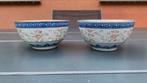 Twee Chinese rijstkommetjes, 11 cm, Ophalen of Verzenden