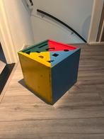 Unieke houten blokkendoos, Verzamelen, Ophalen, Gebruikt