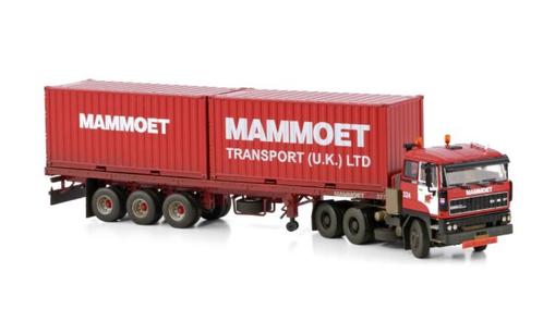 WSI DAF 3300 + container trailer MAMMOET DIRTY, Hobby en Vrije tijd, Modelauto's | 1:50, Nieuw, Bus of Vrachtwagen, Wsi, Ophalen of Verzenden