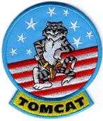 Tomcat Top Gun stoffen opstrijk patch embleem, Verzamelen, Kleding en Patronen, Nieuw, Shirt, Verzenden