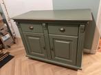 Prachtige groene kast/commode van hout, Huis en Inrichting, Kasten | Buffetkasten, Ophalen, Gebruikt, 100 tot 150 cm, Minder dan 100 cm