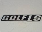 NOS GOLF MK1 SWALLOWTAIL LS METALEN EMBLEEM POSTGOLF VW NEW!, Ophalen, Nieuw, Volkswagen