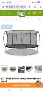 Exit Trampoline 366cm ZGAN, Ophalen, Zo goed als nieuw