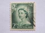 Postzegel Nieuw-Zeeland, Nr. 372, 2 Pence 1955, Elizabeth II, Postzegels en Munten, Postzegels | Oceanië, Verzenden, Gestempeld