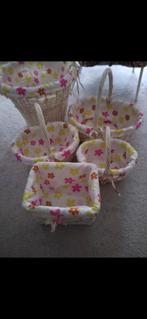 Mandenset wit pitriet, Ophalen of Verzenden, Zo goed als nieuw