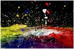 Een LOS verwisselbaar canvas fotodoek Wallstars, Ophalen of Verzenden, 100 tot 125 cm, 75 cm of meer, Print