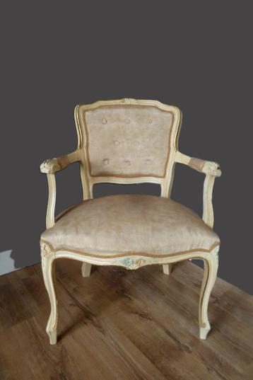 Vintage barokstoel Queen Ann stijl beschikbaar voor biedingen