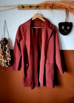 Hema lang vest jasje bordeaux wijn rood maat s zgan, Maat 38/40 (M), Ophalen of Verzenden, Zo goed als nieuw, Jasje