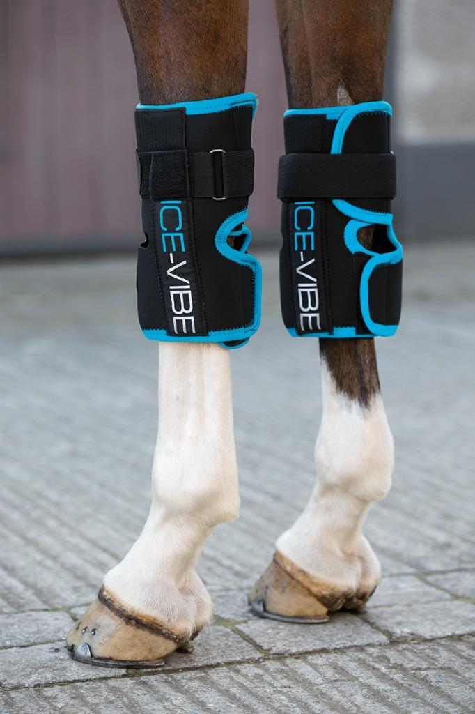 Horseware Ice-Vibe Knee Wrap, cooling en massage blessure, Dieren en Toebehoren, Paarden en Pony's | Verzorgingsproducten, Nieuw
