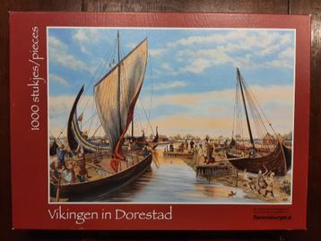Ravensburger puzzel Vikingen in Dorestad, zeldzaam, 1000 st. beschikbaar voor biedingen
