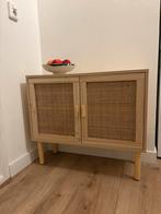 Leen Bakker Rotan Dressoir - Bohemian Stijl, Ophalen, Gebruikt, 100 tot 150 cm, 25 tot 50 cm