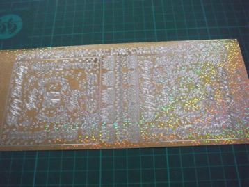 Peel off stickers holografisch of  glitter - 11 foto's beschikbaar voor biedingen