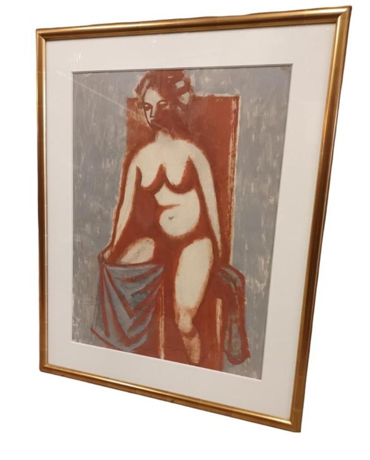 Maurits Van Saene (1919-2000) naakt., Antiek en Kunst, Kunst | Schilderijen | Klassiek, Ophalen