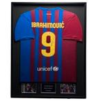 Zlatan Ibrahimovic FC Barcelona gesigneerd ingelijst shirt, Buitenlandse clubs, Soccersignings.nl, Shirt, Nieuw