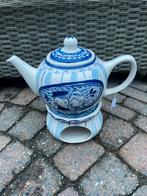 Delfs Blond Amsterdam theepot met theelichtje, Ophalen of Verzenden