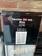 Gloednieuwe houten jaloezieën, Huis en Inrichting, Stoffering | Gordijnen en Lamellen, Ophalen, Zo goed als nieuw, 50 tot 100 cm