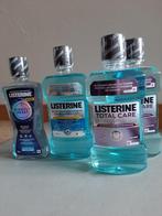 Vier verzegelde flessen listerine - mondwater - mondspoeling, Sieraden, Tassen en Uiterlijk, Uiterlijk | Mondverzorging, Nieuw