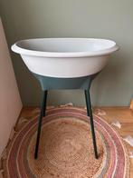 Luma babybad met standaard, grijsgroen, Gebruikt, Badje, Standaard, Ophalen