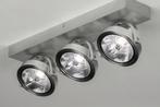 spots 46cm aluminium of zwart wit bank keuken lamp dimbaar, Huis en Inrichting, Lampen | Spots, Nieuw, Led, Ophalen of Verzenden