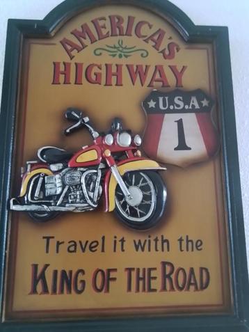 Wandbord Harley Davidson 60 x 40 cm beschikbaar voor biedingen