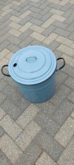 emaille inmaakketel: kleur  blauw, Antiek en Kunst, Ophalen of Verzenden