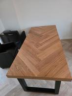 Eiken visgraat Tafel, Nieuw, Vijf personen of meer, Rechthoekig, 50 tot 100 cm