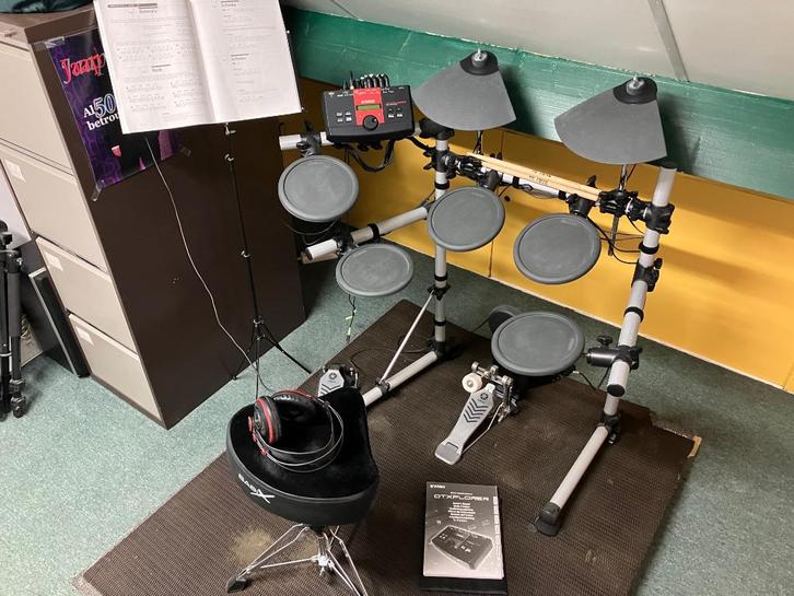 Drumstel electrisch Yamaha DTxplorer, Muziek en Instrumenten, Drumstellen en Slagwerk, Gebruikt, Yamaha, Elektronisch, Ophalen