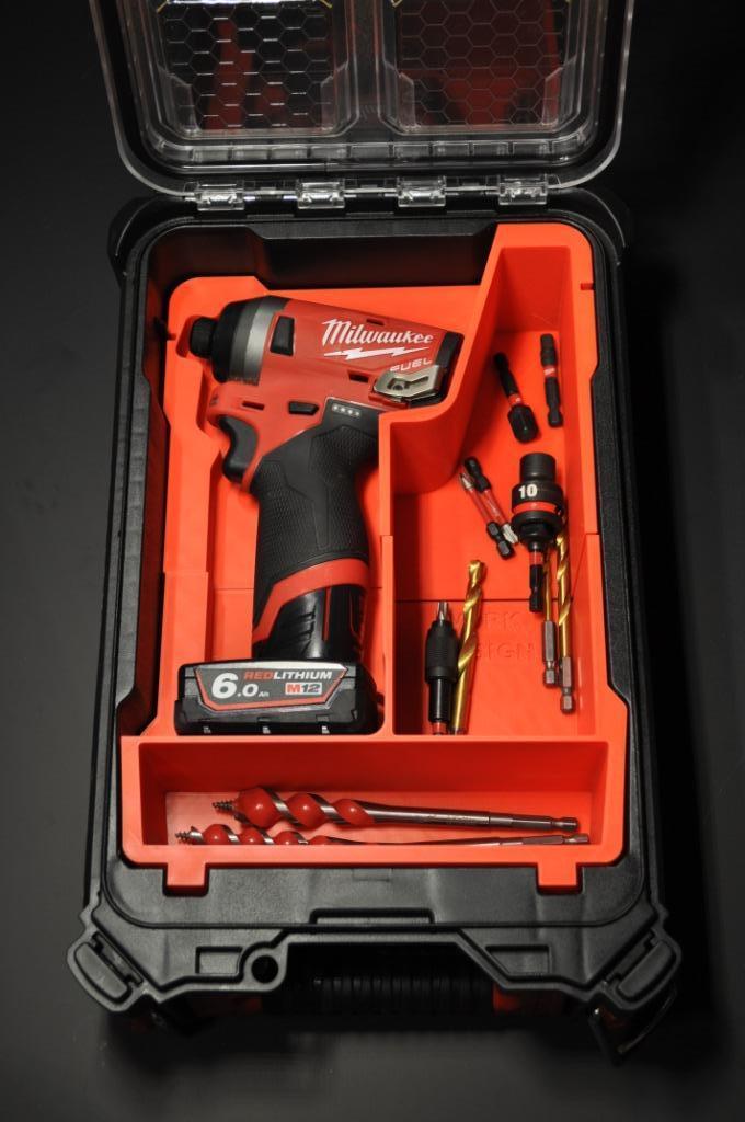Milwaukee Packout Insert voor M12 Slagschroevendraaier FID-0, Almere, Nieuw, GEREED3D, Ophalen of Verzenden