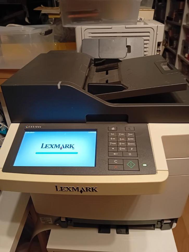 Lexmark laserprinter cx510de kleur kopiëren scannen, faxen, Computers en Software, Printers, Scannen, Ophalen