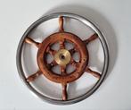 Houten Scheepsroer / Scheepsstuurwiel (45 cm) – RVS/Hout/Mes, Ophalen of Verzenden