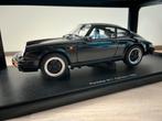 Porsche 911 (930) Carrera 3.2 1988 zwart #78011 Autoart 1:18, Ophalen of Verzenden