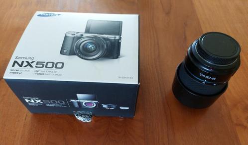 Samsung NX500 digitale systeem fotocamera, Audio, Tv en Foto, Fotocamera's Digitaal, Gebruikt, Compact, Samsung, 8 keer of meer