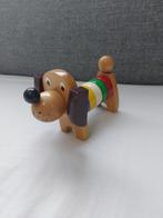 Houten hondje stapeltoren / puzzel, Ophalen of Verzenden, Gebruikt, Overige typen