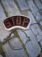 oud oldtimer stoplicht remlicht glas auto motor made of usa, Antiek en Kunst, Ophalen of Verzenden