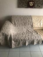 Nieuwe zelf gehaakte woondeken. Bruin beige ster., Ophalen, Nieuw