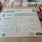 Letterpress Plates Journaling - 14 Stuks, Hobby en Vrije tijd, Ophalen of Verzenden