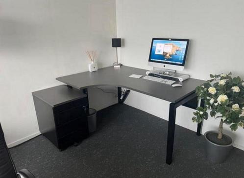 Hoekbureau met ladenblok, Huis en Inrichting, Bureaus, Zo goed als nieuw, Ophalen of Verzenden