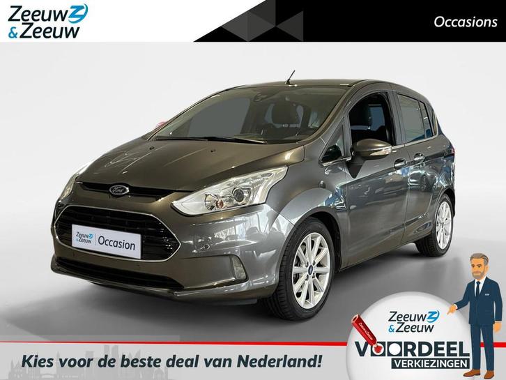 Ford B-Max 1.0 EcoBoost Titanium | Trekhaak | Parkeersensore, Auto's, Ford, Bedrijf, Te koop, B-Max, ABS, Airbags, Airconditioning